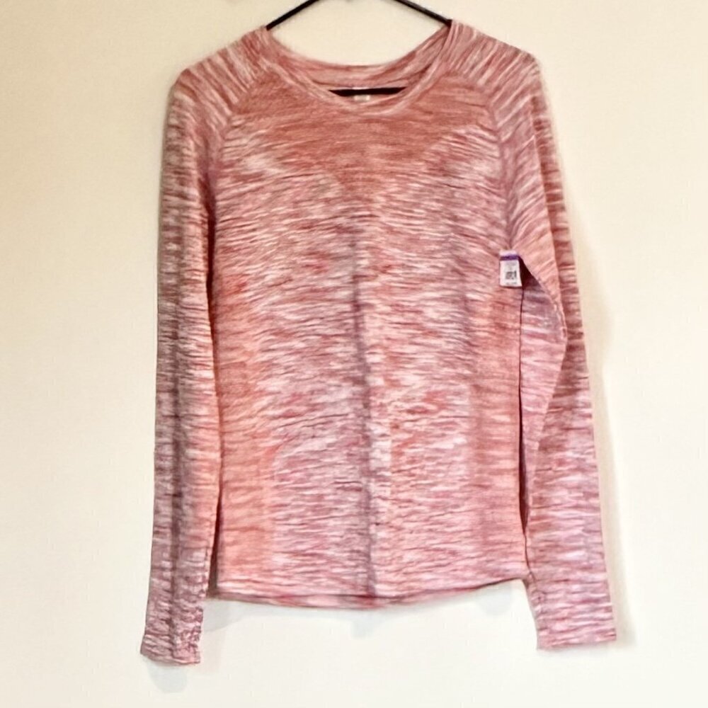 NWT ZELLA Space Dye Design Vented Comfort Exercise Shirt - Size: Large